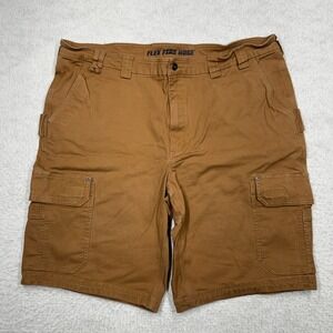Duluth Trading Shorts Beige Flex Fire Hose Workwear Canvas Utility Men's Size 44